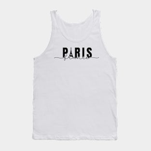 Paris Fance Logo design Tank Top